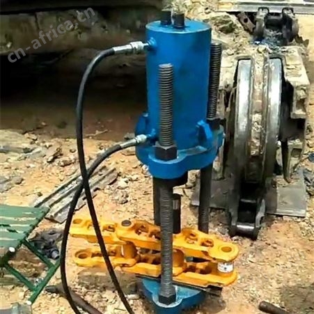 择众便携式挖掘机履带拆销机 电动120吨液压压链机 操作简单