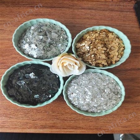 乾富供应彩色岩片 河北彩色云母