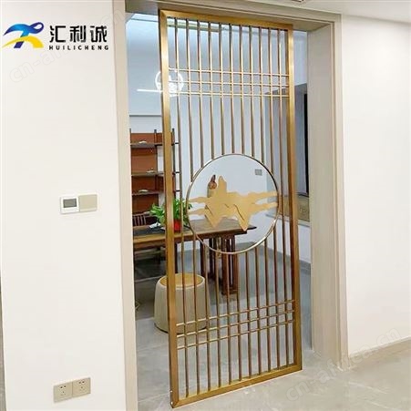 仿水流动不锈钢激光屏风 承接激光屏风批发工程