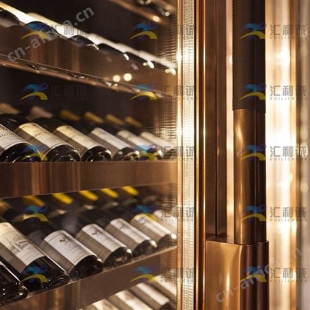 承接私人别墅会所各大不锈钢酒柜装饰工程红酒柜定制