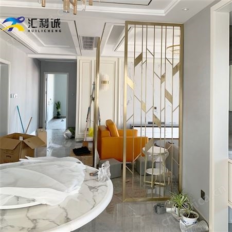 佛山厂家批发不锈钢屏风隔断酒店雕花造型屏风定制