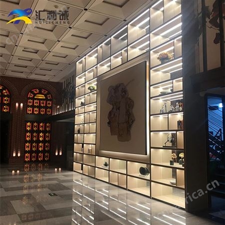 承接不锈钢壁龛柜靠墙装饰展示柜 酒店置物柜定制