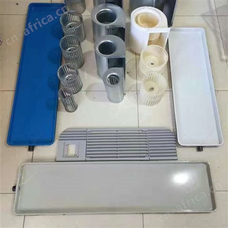 德冷空调FP-238WA风机盘管滴水盘一次冲压成型 外带保温 喷塑处理