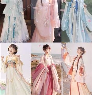 汉服租赁 古装汉服出租 仙气汉服租赁 百余款古装汉服租赁