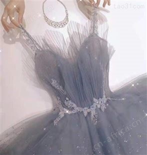奢华礼服女士走红毯秀场晚礼服