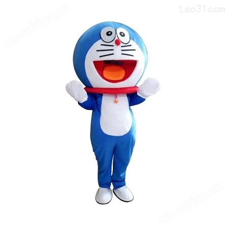 哆啦A梦卡通人偶行走演出服装成人款