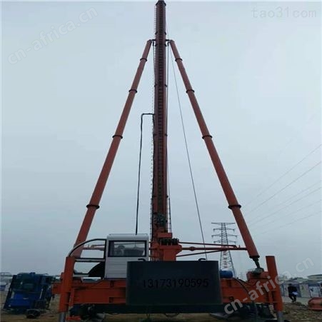 汇鑫高铁基础CFG-30长螺旋钻机 钻杆中心泵送混凝土CFG民用建筑桩机 落锤式打桩机