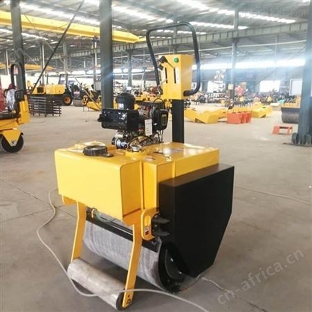 汇鑫生产手推式压路机 1吨两轮压路机路面压实工具机器