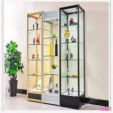 手办玻璃展示柜透明乐高模型展示柜商家用玻璃柜子产饰品陈列展柜玩具展示柜定制厂家