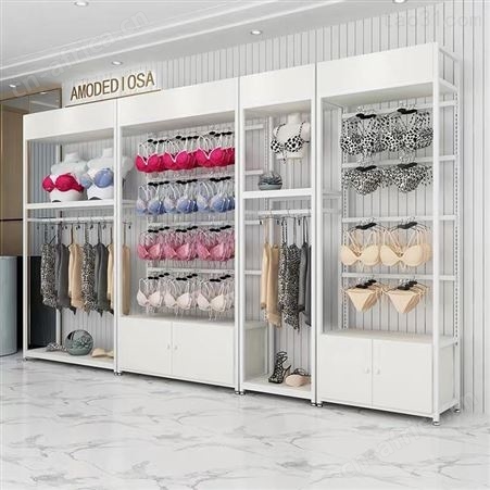 内衣展示架 内衣展示柜 靠墙文胸架 内裤架铁艺内衣店货架 女士内衣中岛架 专业定制厂家