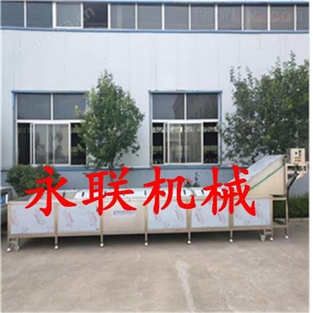 辣椒漂烫杀青机 全自动辣椒杀青机流水线 辣椒清洗漂烫机