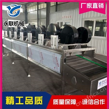 刀鱼段全自动风干流水线 无骨鸡爪全自动连续式风干设备