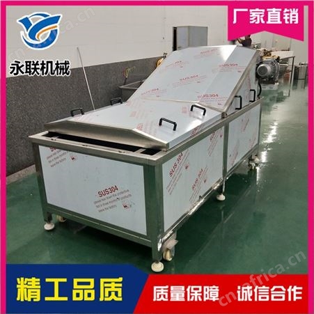 小型连续式蒸煮漂烫机 大型蒸煮漂烫机 黄桃漂烫杀青设备