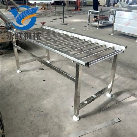 火龙果全自动无动力滚杠输送设备 土豆不锈钢无动力滚筒输送机
