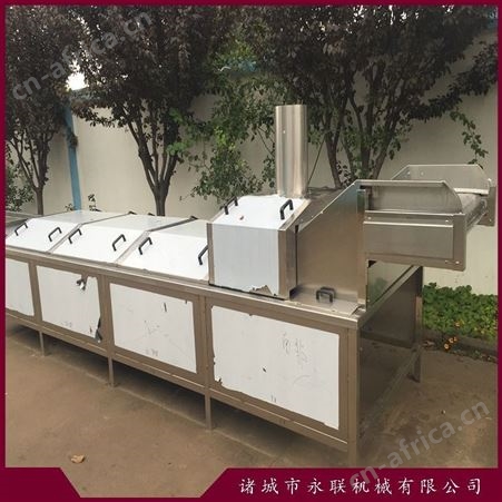 海带扣蒸煮漂烫流水线 不锈钢鱿鱼花漂烫机 萝卜片预煮机