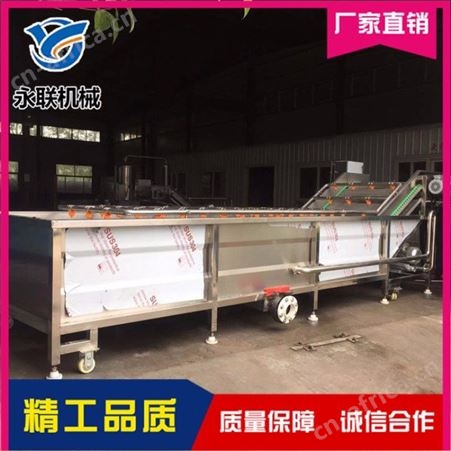 多功能树莓黑莓全自动气泡清洗机 菠菜生菜连续式清洗机