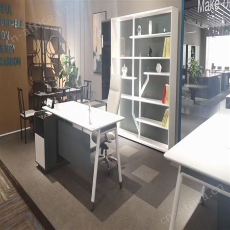 现代简约老板办公桌 旭峰家具 现代老板桌厂家 批发定制班台 天津家具
