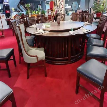 实木喷漆电动餐桌椅 实木餐桌椅批发 10人20人定制餐桌椅 旭峰家具 现货供应
