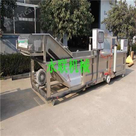 全自动水果黄瓜气泡清洗机 紫甘蓝气泡喷淋清洗设备