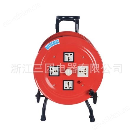 顺通移动电源盘电缆盘YDX-2*1.5便携式线缆盘30米卷线盘绕线盘