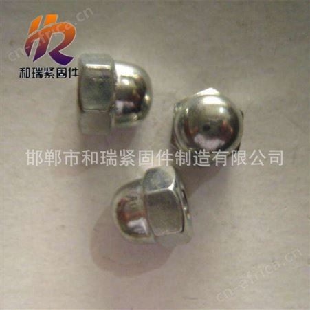 和瑞专业生产 现货供应螺纹盖 螺母帽 六角螺母保护帽大量供应