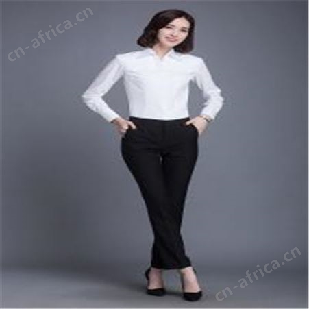 西服定做    高级职业装女款西服衬衫定制    春秋套装