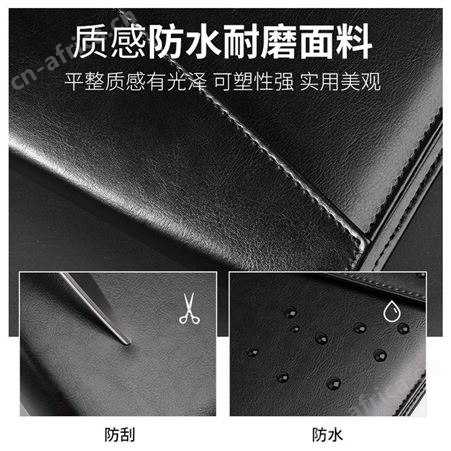 密码锁A4亚马逊PU皮质多功能加厚办公密码本商务笔记本定制