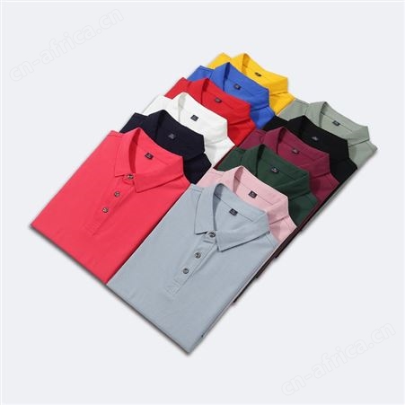 平纹短袖翻领POLO衫T恤工作服定制50支双纱广告衫企业服装