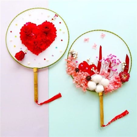 武汉团扇干花DIY 汉阳团扇干花DIY 武昌团扇干花DIY 楼盘团扇干花DIY 团队团扇干花DIY