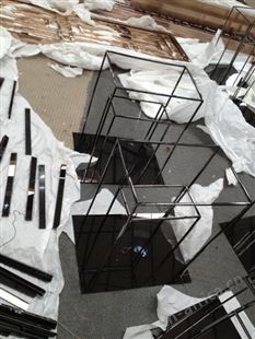 可定制不锈钢展示架  香槟金无指纹不锈钢鞋架包包架 落地饰品架