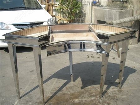 可定制不锈钢展示架  香槟金无指纹不锈钢鞋架包包架 落地饰品架