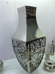 304不锈钢可移动花盆 别墅装饰不锈钢花盆定做 可定制不锈钢花箱