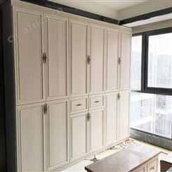 百和美全铝衣柜 铝合金拉门衣柜尺寸 卧室衣柜定制生产