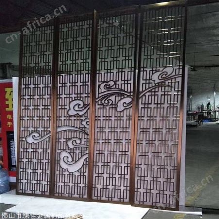 酒店大堂山峦不锈钢屏风 大型不锈钢隔断 艺术背景墙厂家定制