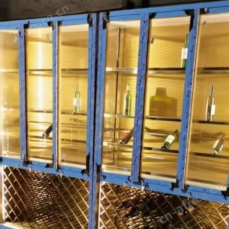 现代简约酒柜 银川酒柜设计生产