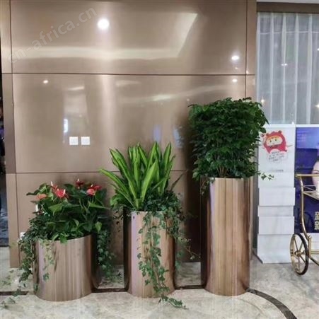中式景观花盆 合肥组合式不锈钢花盆批发
