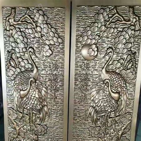 铜铝楼梯雕花护栏 沈阳紫铜浮雕立体壁画