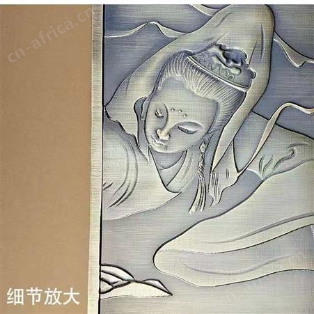 仿铜浮雕壁画 淮安红古铜铝板雕刻