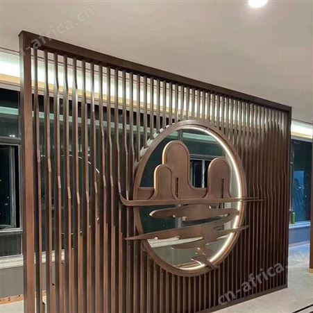 厂家直接供应隔断屏风 隔断玄关  定制流行屏风 玫瑰金拉丝不锈钢屏风
