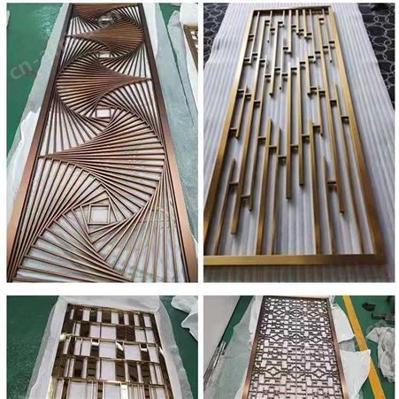 厂家定制屏风隔断 西宁黑钛不锈钢屏风