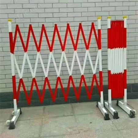供应可移动式道路施工隔离栅电力绝缘伸缩围栏玻璃钢圆管式伸缩围栏