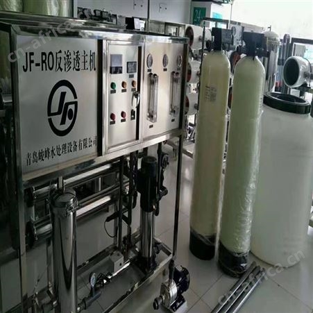 食品加工2T软化设备自动运行 二次脱盐反渗透设备定制运行稳定