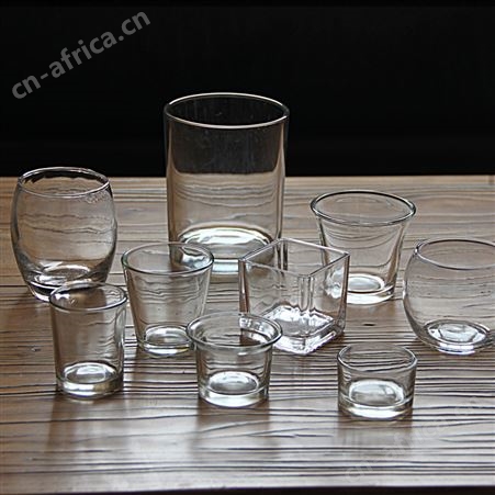 透明玻璃蜡烛杯 多规格蜡烛台 广口水杯 广告礼品杯 香薰瓶