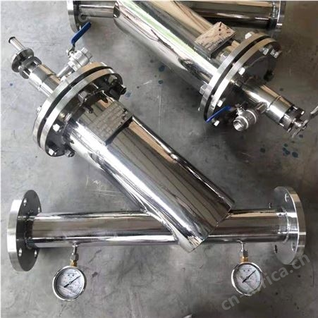 Y型手摇刷式过滤器全自动电动刷式自清洗反冲洗过滤器DN100 200