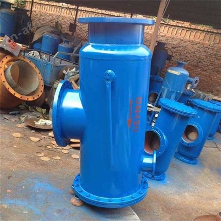 立式卧式直通角通循环水反冲洗除污器工业全自动压差反冲洗过滤器