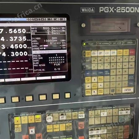 工厂倒闭出售二手日本WAIDA 光学曲线磨PGX-2500 二手日本光学磨床 日本瓦伊达进口光学磨