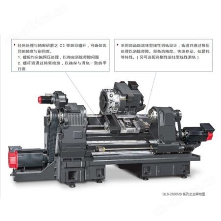 程泰机械进口数控车床GLS-2800系列立式车铣复合