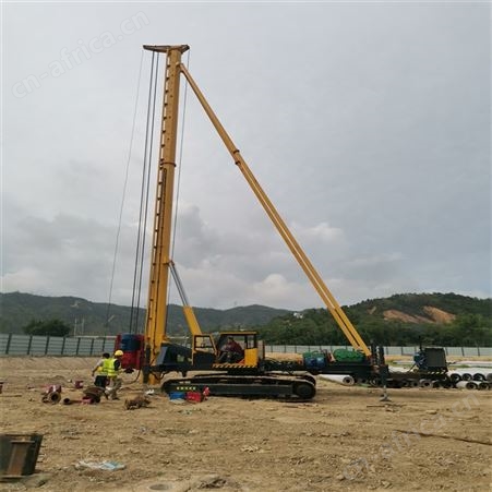 12米房屋地基打桩机 建筑工地引孔机 郭工机械全角度一体打孔机
