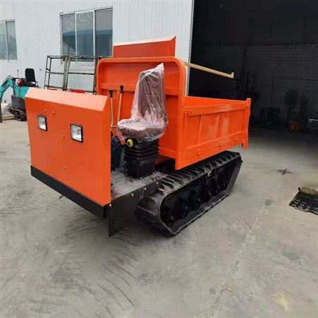 果园全地形山地搬运车 手扶式搬运履带车 定做挖掘式农用运输车