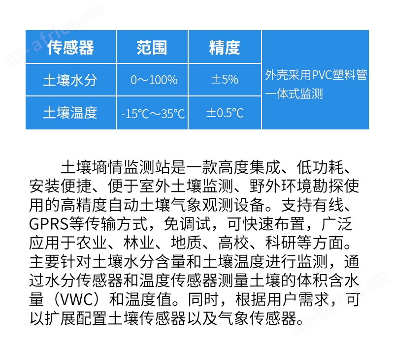 管式土壤墒情监测站